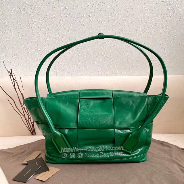 Bottega veneta高端女包 96009 寶緹嘉新款Arco48油蠟皮包 BV經典款小牛皮質中號手提包  gxz1224